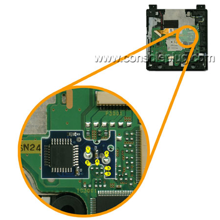 ConsolePlug CP01003  Key Mod Chip for Wii